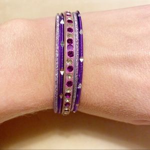 Bundle of 5 Indian/Pakistani bangle bracelets